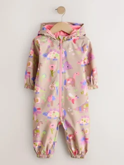 New Next Multi 3D Dino Waterproof Printed Puddlesuit (6mths-7yrs)