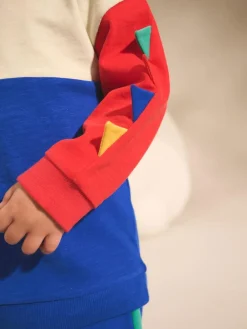 Sale Next Long Sleeve Soft Touch T-Shirt and Joggers Set (3mths-7yrs) Multi Dino Spikes