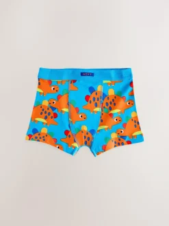 Next Multi Dinosaur Soft Waistband Trunks 7 Pack (1.5-10yrs)