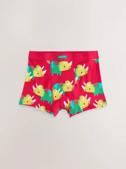 Next Multi Dinosaur Soft Waistband Trunks 7 Pack (1.5-10yrs)