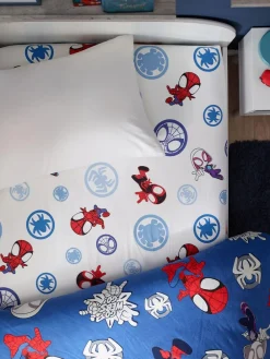Next Multi Disney Spidey and His Amazing Friends 100% Cotton Fitted Sheet^ Bedsheets & Pillow Cases