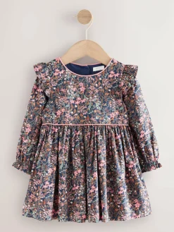 Next Frill Long Sleeve Dress (3mths-8yrs)^ Dresses