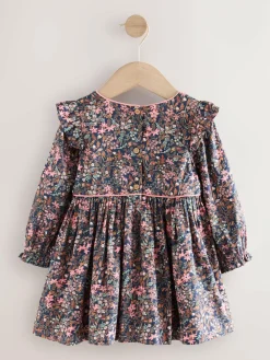 Next Frill Long Sleeve Dress (3mths-8yrs)^ Dresses