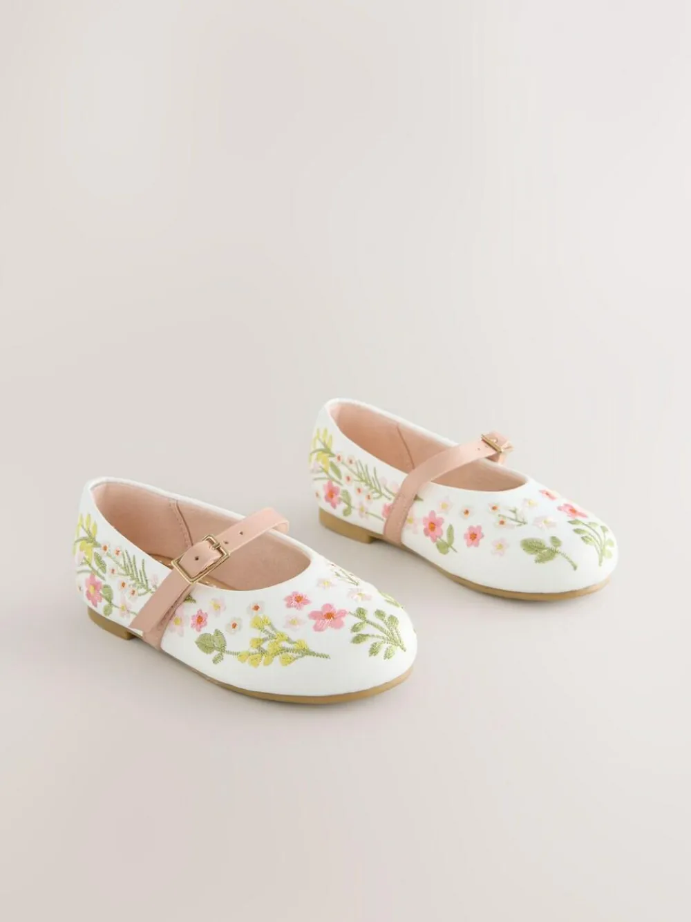 Next Multi Embroidered Occasion Mary Jane Shoes