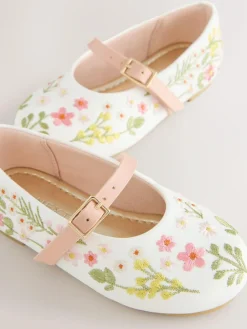 Next Multi Embroidered Occasion Mary Jane Shoes