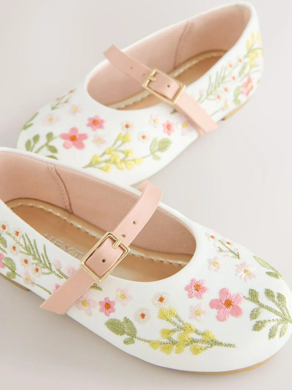 Next Multi Embroidered Occasion Mary Jane Shoes