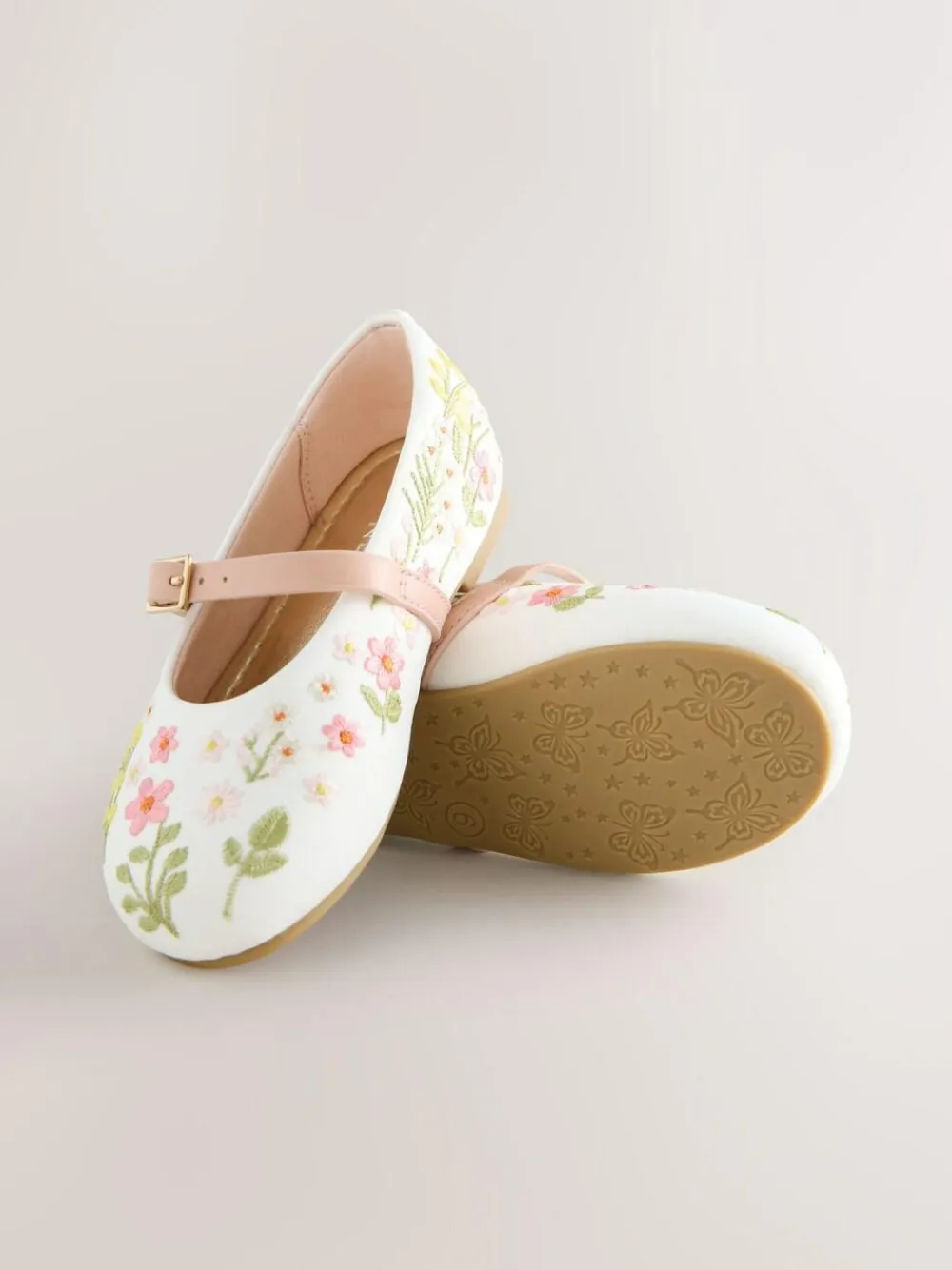 Next Multi Embroidered Occasion Mary Jane Shoes