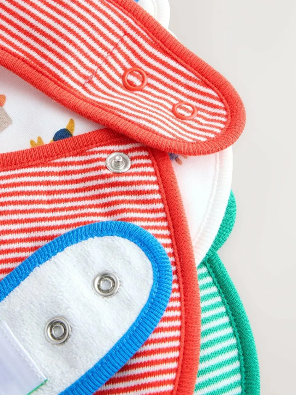 Online Next Multi Farm 5 Pack Baby Bibs