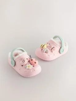 Next Faux Fur Lined Clog Slippers^ Boots