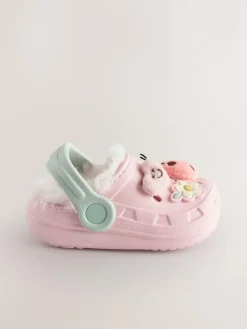 Next Faux Fur Lined Clog Slippers^ Boots