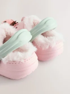 Next Faux Fur Lined Clog Slippers^ Boots