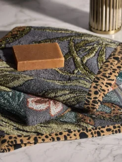 Next Multi Floral Chic Leaf Towel^ Towels & Bathmats