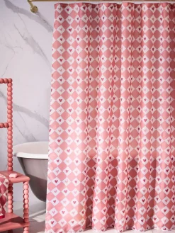 Next Multi Heart Shower Curtains^ Bathroom Accessories