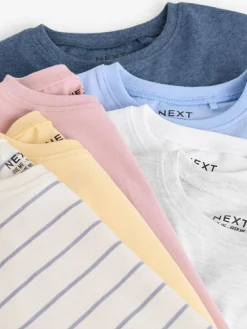 Next Multi Long Sleeve T-Shirts 7 Pack (3mths-7yrs)^ Baby Girls|Baby Girls