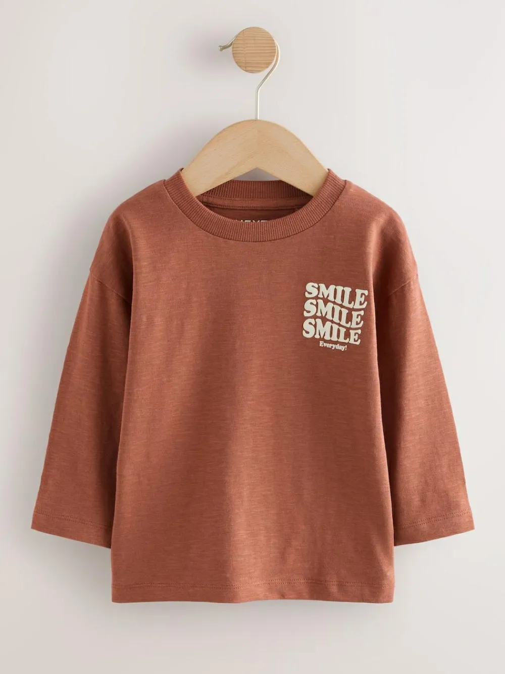 Online Next Multi Minerals Long Sleeve T-Shirts 5 Pack (3mths-7yrs)