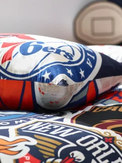 New Next Multi NBA 100% Cotton Single Duvet Cover and Pillowcase Set