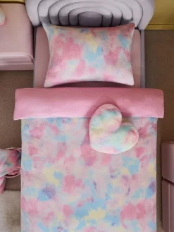 Next Multi Ombre Cosy Fleece Duvet Cover and Pillowcase Set^ Childrens Bedding