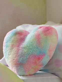 Next Multi Ombre Rainbow Heart Cushion^ Cushions & Throws