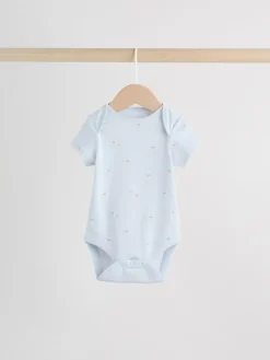 Next Multi Pastel Character 7 Pack Short Sleeve Baby Bodysuits^ Bodysuits & Vests|Vests