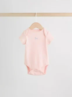 Next Multi Pastel Character 7 Pack Short Sleeve Baby Bodysuits^ Bodysuits & Vests|Vests