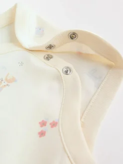 Next Multi Pastel Character 5 Pack Long Sleeve Baby Bodysuits