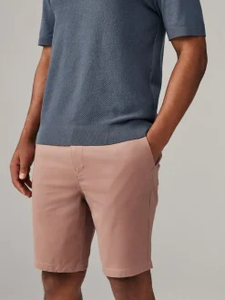 Clearance Next Slim Fit Stretch Chino Shorts 4 Pack Multi Pastel