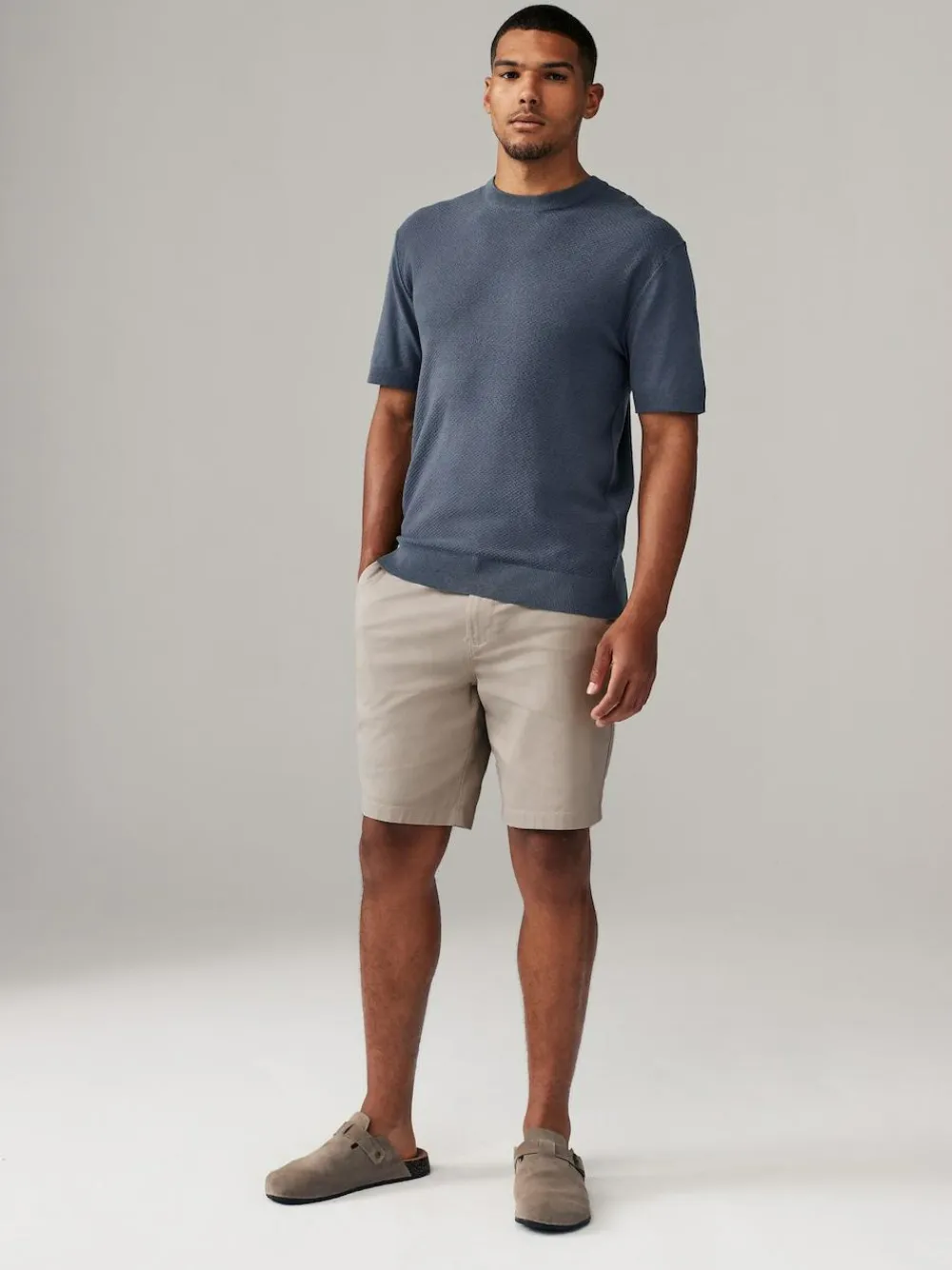 Clearance Next Slim Fit Stretch Chino Shorts 4 Pack Multi Pastel