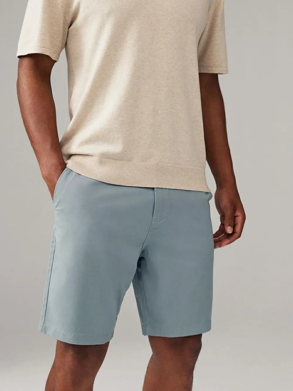 Next Straight Fit Stretch Chino Shorts 4 Pack^ Shorts