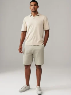 Next Straight Fit Stretch Chino Shorts 4 Pack^ Shorts