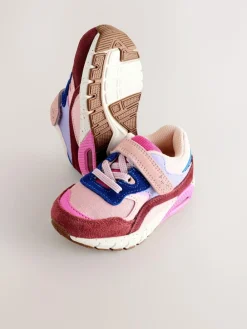 Outlet Next Elastic Lace Chunky Trainers Multi Pink