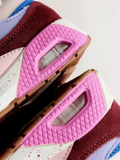 Outlet Next Elastic Lace Chunky Trainers Multi Pink