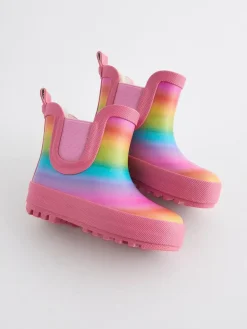 Clearance Next Multi Rainbow Chelsea Wellies