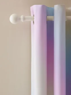 Next Multi Rainbow Ombre Eyelet Blackout Curtains^ Curtains & Blinds