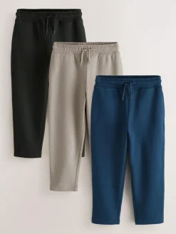 Next Multi Regular fit 3 Pack Non Cuff Regular Fit Joggers (3-16yrs)^BOY Sweat Pants