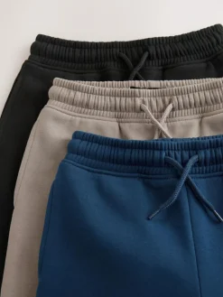 Next Multi Regular fit 3 Pack Non Cuff Regular Fit Joggers (3-16yrs)^BOY Sweat Pants