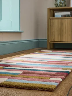 Next Multi Rio Broken Stripes Runner^ Rugs & Runners