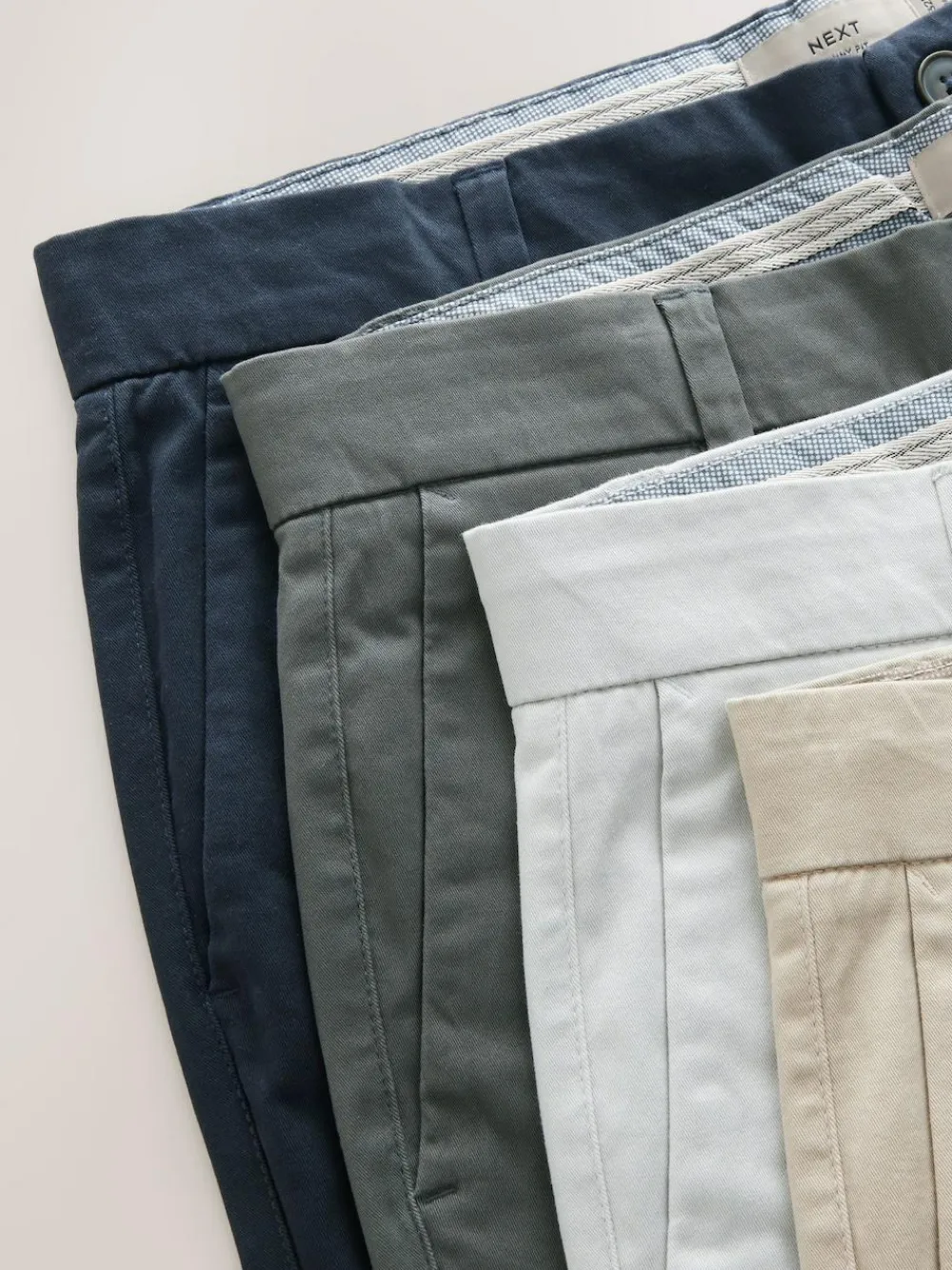 Next Multi Skinny Fit Stretch Chino Shorts 4 Pack^ Shorts