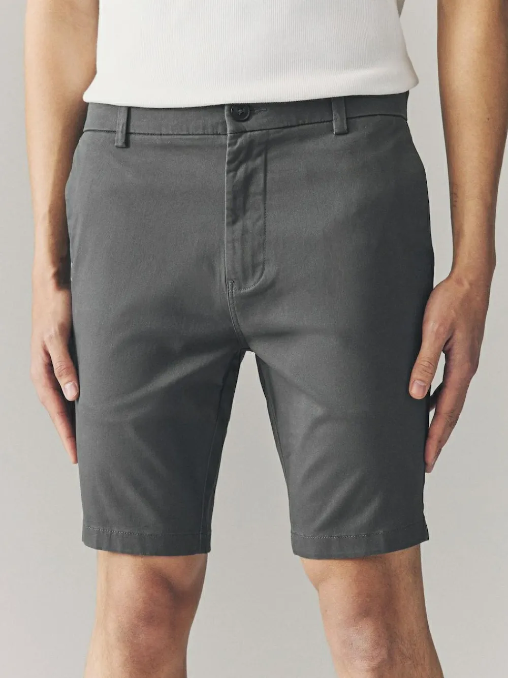 Next Multi Skinny Fit Stretch Chino Shorts 4 Pack^ Shorts