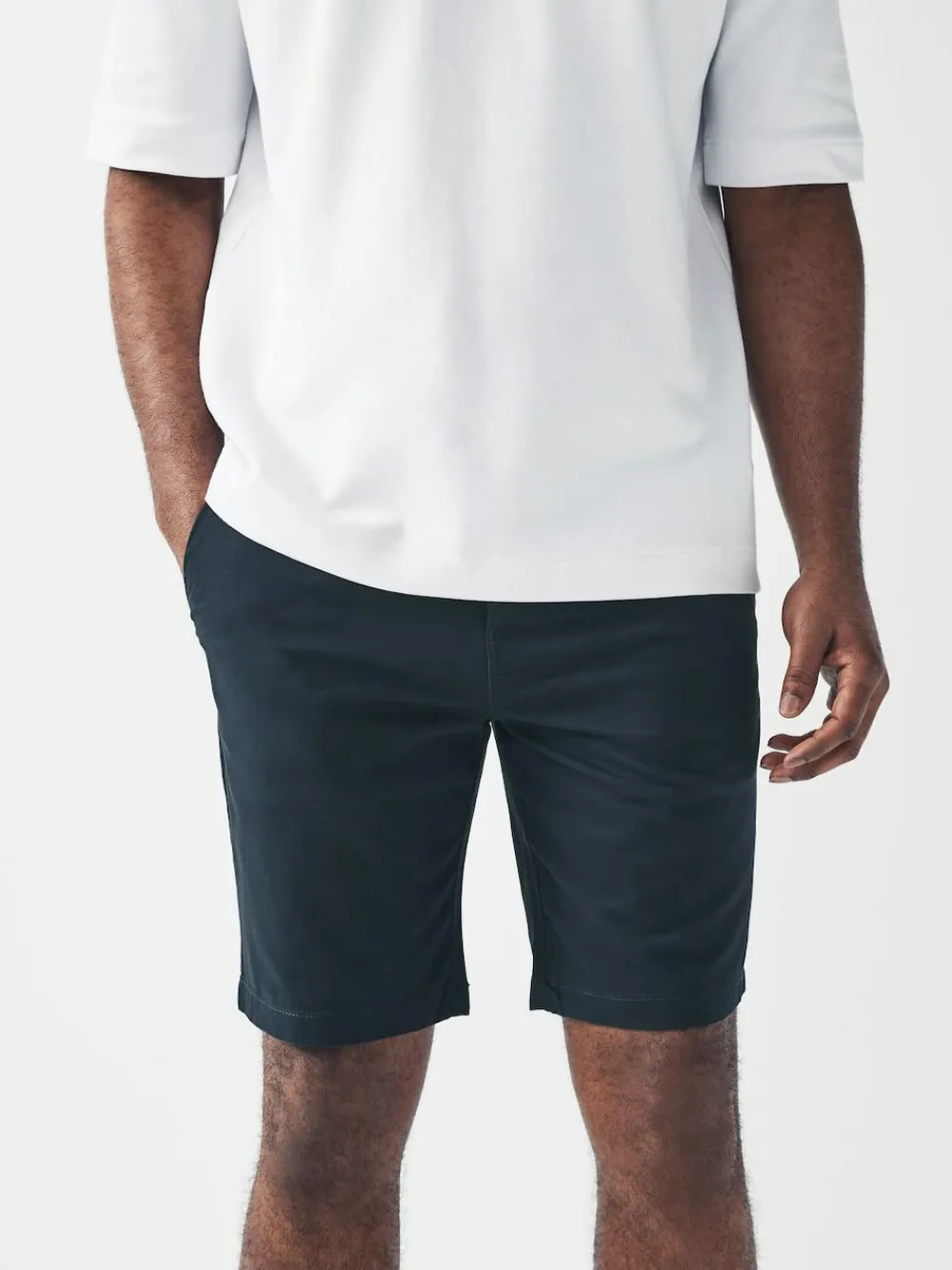 Clearance Next Slim Fit Stretch Chino Shorts 4 Pack Multi