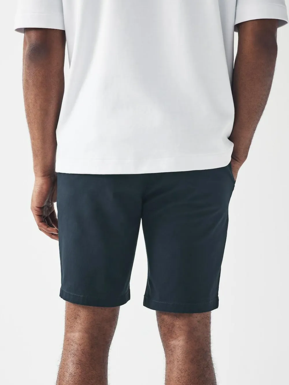 Clearance Next Slim Fit Stretch Chino Shorts 4 Pack Multi