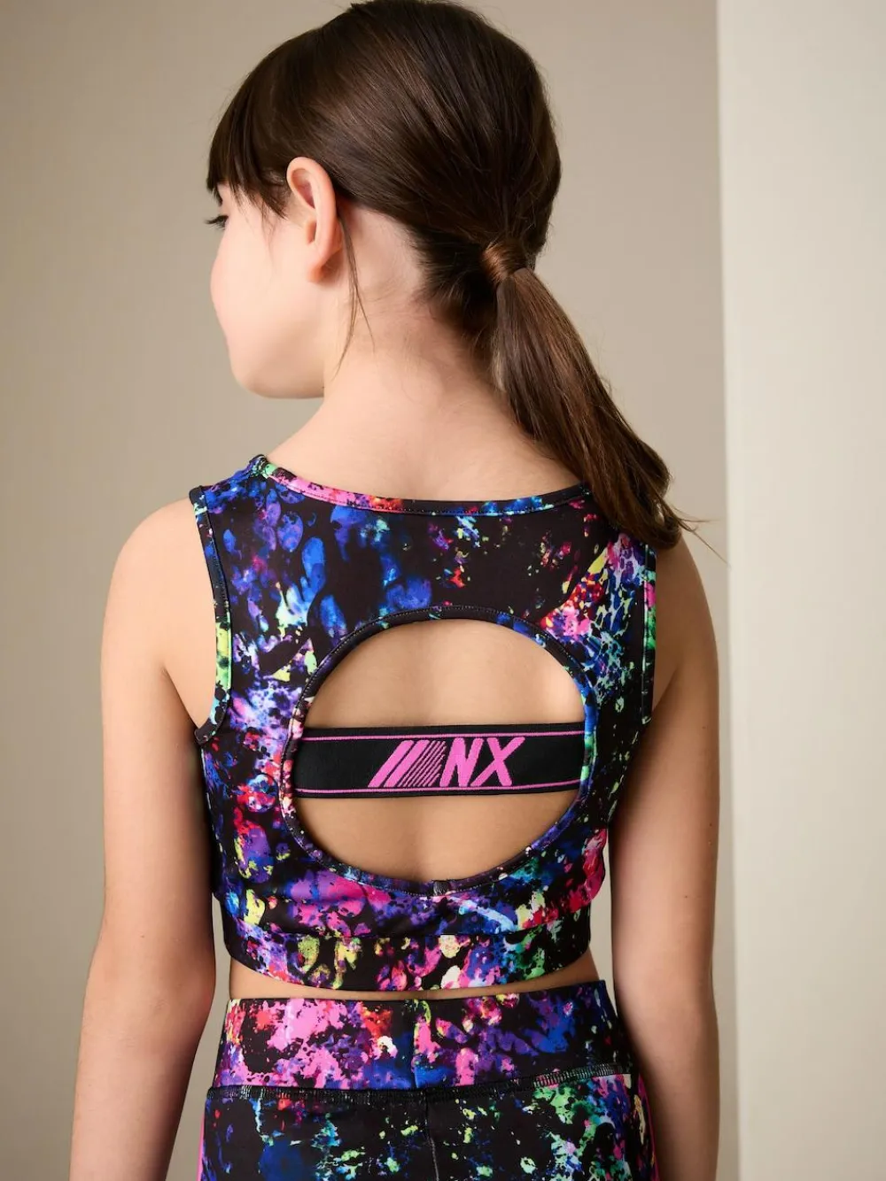 Hot Next Sports Crop Top (5-16yrs) Multi