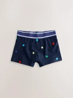 Online Next Multi Stars & Stripes Junior Pattern Trunks 5 Pack (1.5-16yrs)