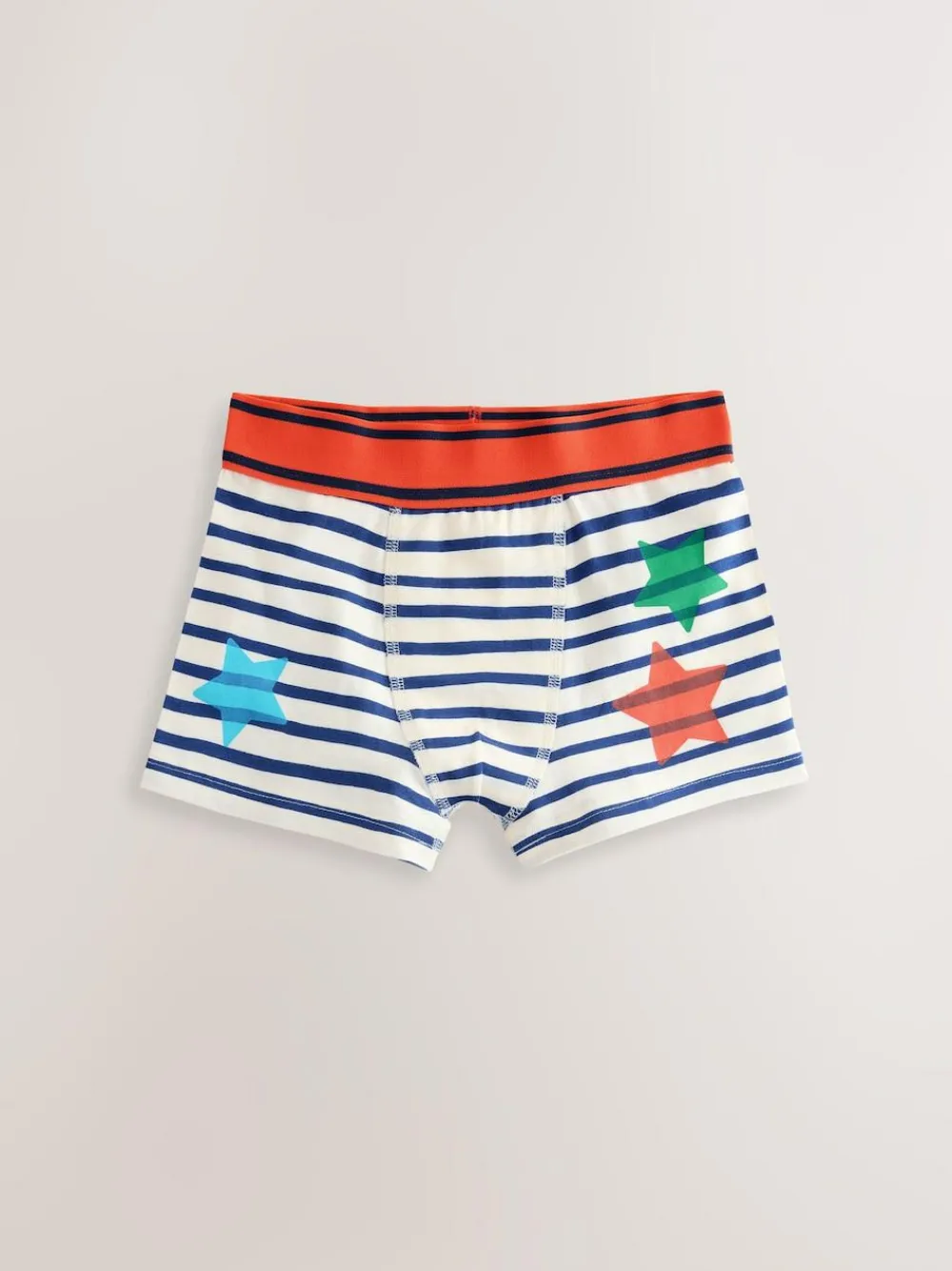 Online Next Multi Stars & Stripes Junior Pattern Trunks 5 Pack (1.5-16yrs)