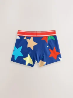 Online Next Multi Stars & Stripes Junior Pattern Trunks 5 Pack (1.5-16yrs)
