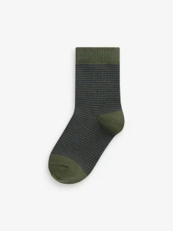 Online Next Multi Stripe Cotton Rich Socks 7 Pack