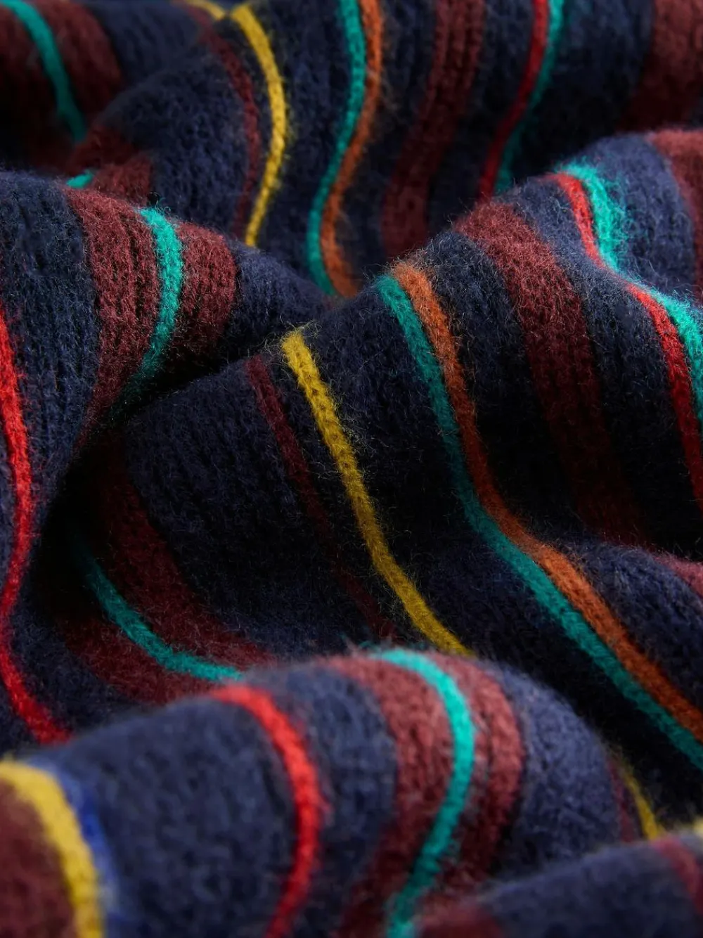 New Next Multi Stripe Knitted Scarf