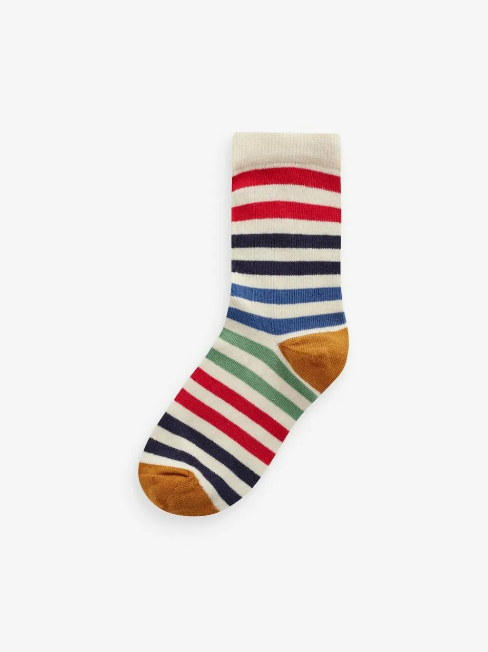Next Multi Stripe Transport Cotton Rich Socks 7 Pack^BOY Socks & Tights|Socks & Tights