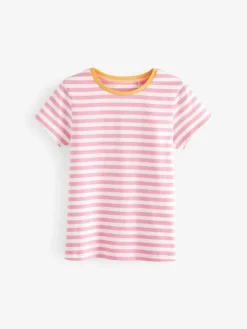 Hot Next T-Shirts 7 Pack (3-16yrs) Multi Stripe