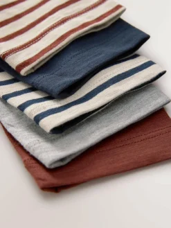 Best Next Long Sleeve T-Shirts 5 Pack (3mths-7yrs) Multi Transport