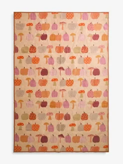 Online Next Multi Washable Pumpkin Halloween Rug